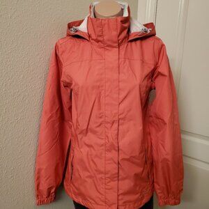 Womens Eddie Bauer Raincoat Windbreaker Weatheredge Sz S